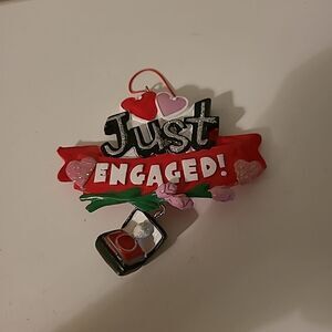Just Engaged Ornament